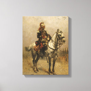 Toile Un cavalier