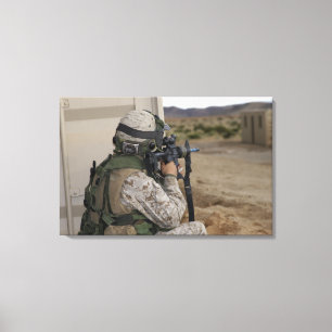 Toile Un chef d'infanterie
