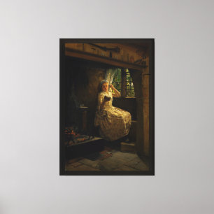 Toile Un coin cosey par Frank Millet