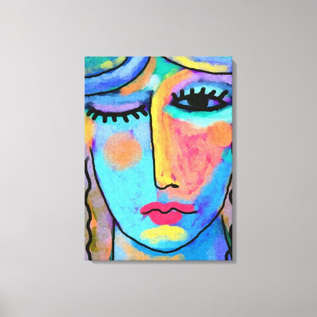 Toile Un de ces jours de peinture numérique Abstraite (Recto)