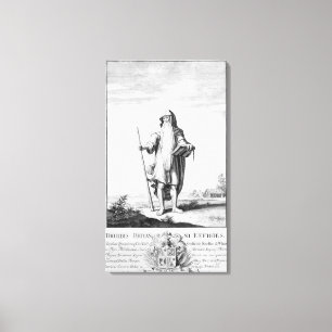 Toile Un druide