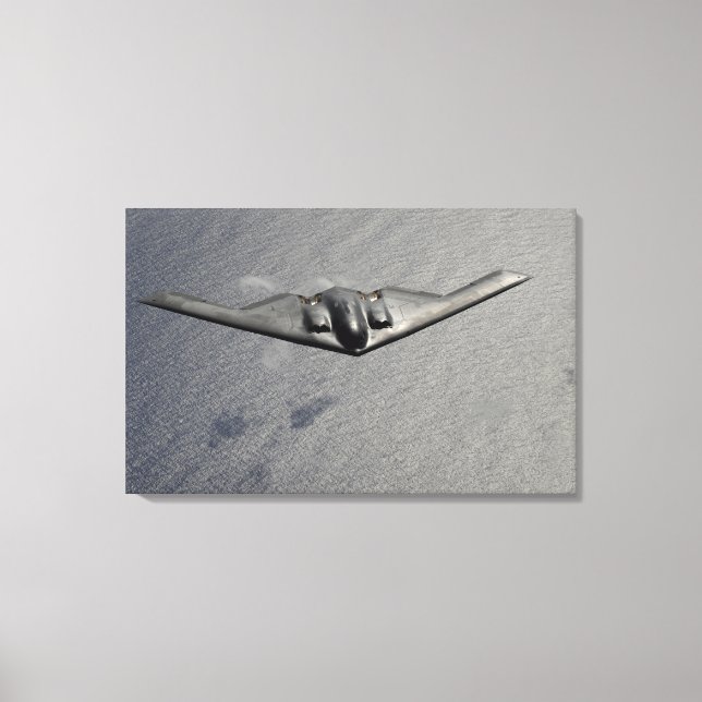 Toile Un Esprit B-2 survole l'océan Pacifique (Recto)