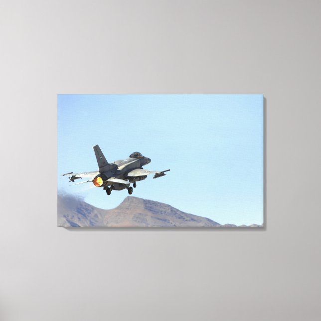 Toile Un F-16E des Émirats arabes unis (Recto)