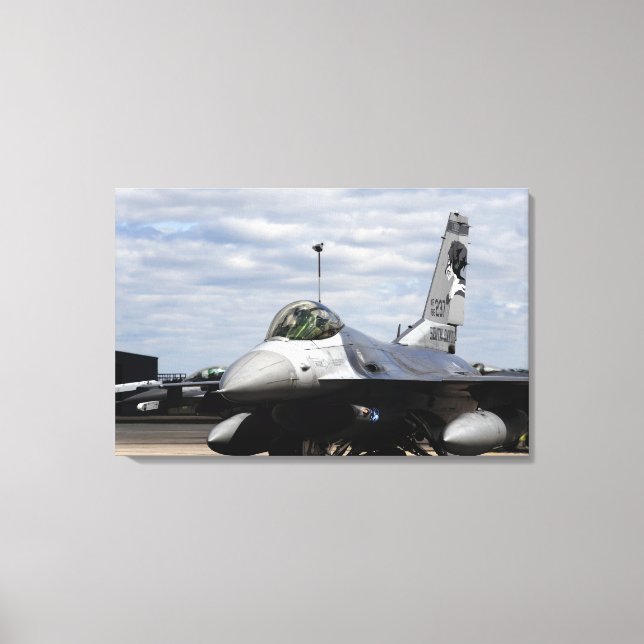 Toile Un Faucon de combat F-16 (Recto)