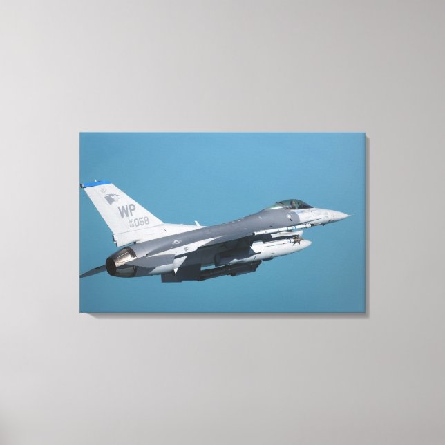Toile Un Faucon de combat F-16 en vol (Recto)