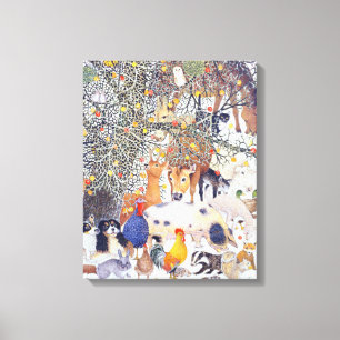 Toile Un festin savoureux