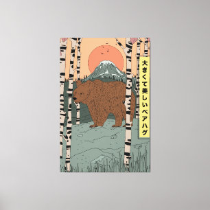 Toile Un gros câlin d'ours beau et grand