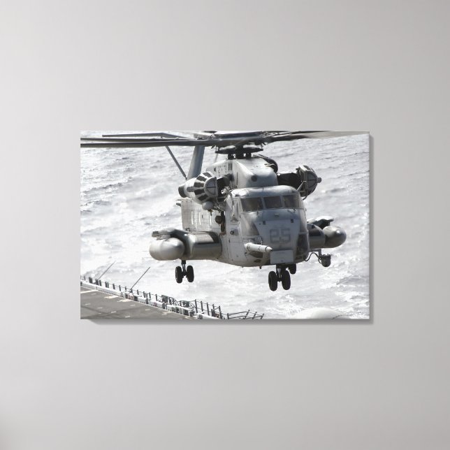 Toile Un hélicoptère CH-53E Super Stallion (Recto)