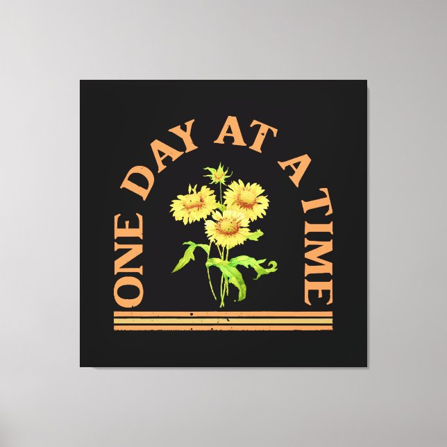 Toile Un Jour À La Fois (Recto)