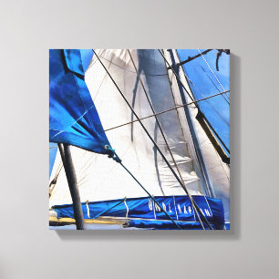 Toile Un marin Est Un Artiste Et Son Moyen Le Vent