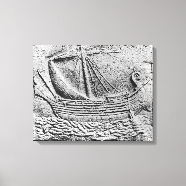 Toile Un navire de commerce phénicien à Sidon (Recto)