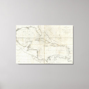 Toile Un nouveau diagramme général des Antilles