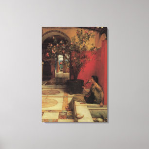 Toile Un Oleander par Alma Tadema, Fleurs de collection