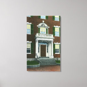 Toile Un porche de Shreve, vue de porte de Salem
