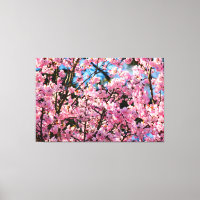 Un Sakura Arbre À Reprendre En Fleur Rose Du Print