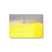 'Un simple Abstrait' Gris et Jaune