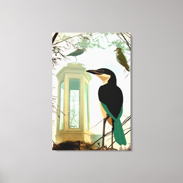 Toile Un souffle profond avant que le froid ne s'install (Recto)