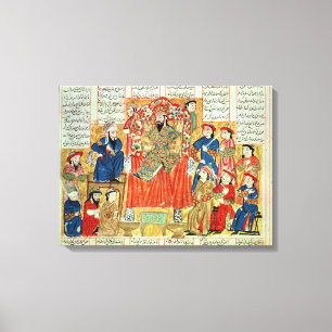 Toile Un sultan et sa cour
