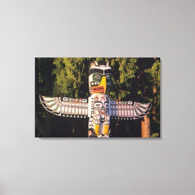 Toile Un totem À Vancouver, Canada. (Recto)