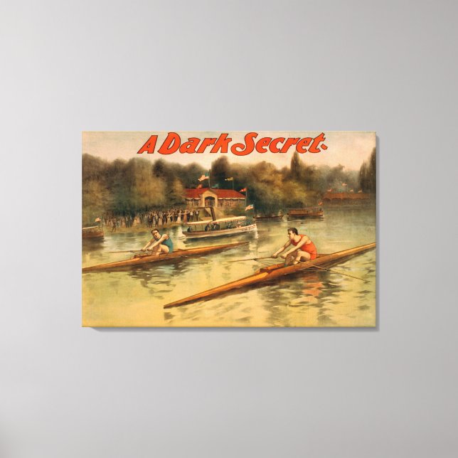 Toile Une affiche théâtrale secrète (Recto)