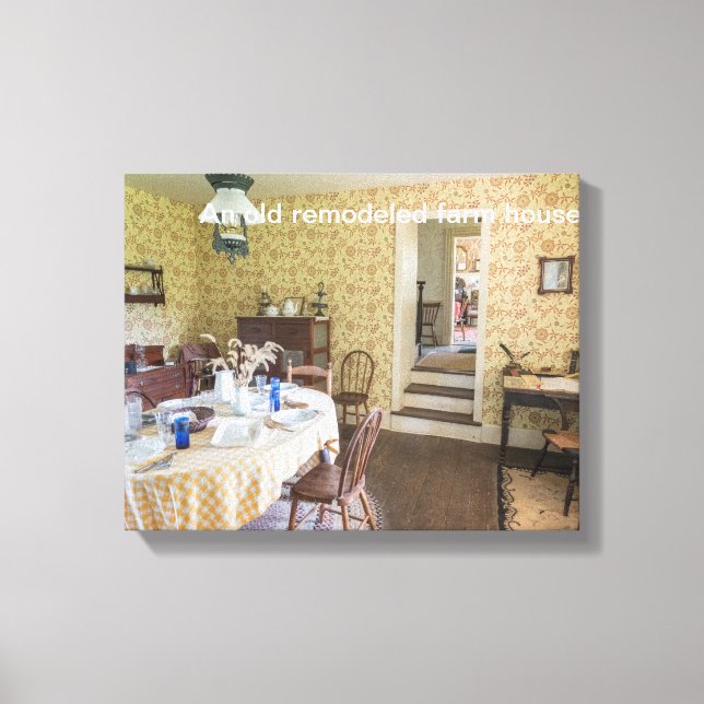 Toile Une ancienne ferme rénovée (Recto)