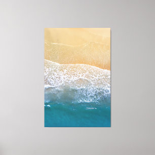 Toile Une avec la plage