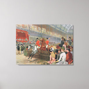 Toile Une course de cheval, 1886