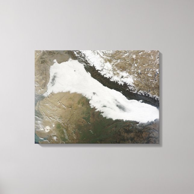 Toile Une épaisse rive de nuages bas (Recto)
