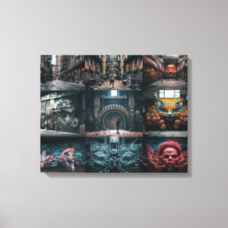 Toile Une étonnante compilation de graffitis d'art de ru