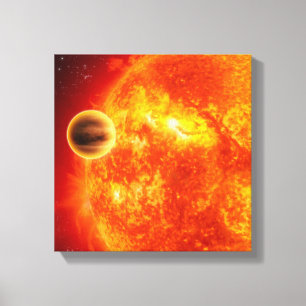 Toile Une exoplanète géante du gaz