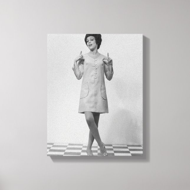 Toile Une femme en train de (Recto)