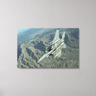 Toile Une grève Eagle de l'Armée de l'Air d'USA F-15E