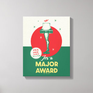 Toile Une histoire de Noël Prix majeur de la lampe de