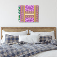 Une image violette et dorée, élégante