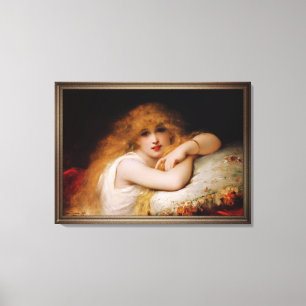 Toile Une jeune femme de loisirs par Pierre Coomans