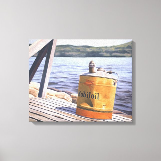 Toile Une journée au lac 1996 (Recto)