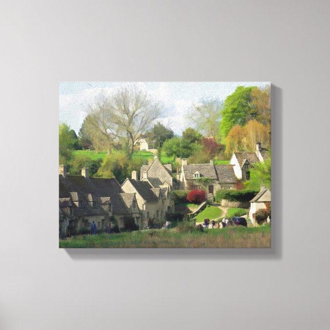 Toile Une journée dans les Cotswolds au Royaume-Uni (Recto)