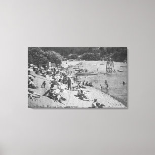 Toile Une journée typique à Sandy Beach Monte Rio, CA