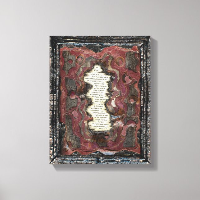 Toile Une larme (Recto)