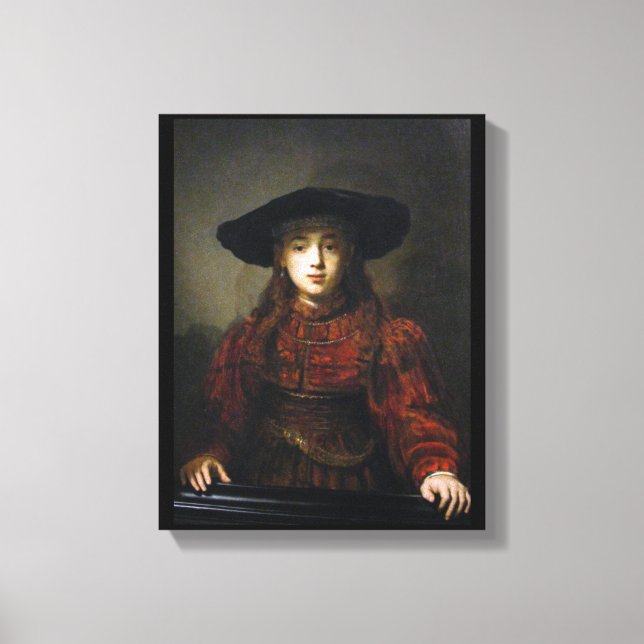 Toile Une mariée juive - Rembrandt - 1641 (Recto)
