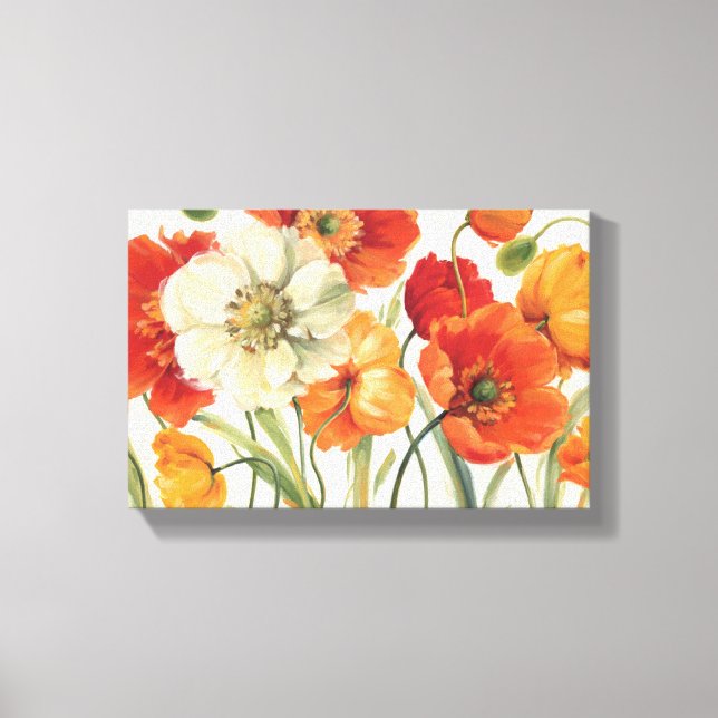 Toile Une mélodie des pavots (Recto)