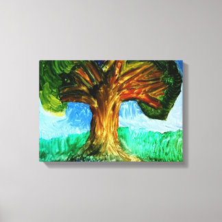 Toile Une peinture à l'huile appelée Tree Island par Sam