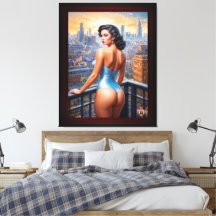 Une petite fille vue sur Dusk AI Art par Xzendor7