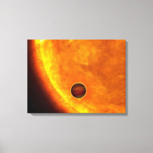 Toile Une planète de taille Jupiter