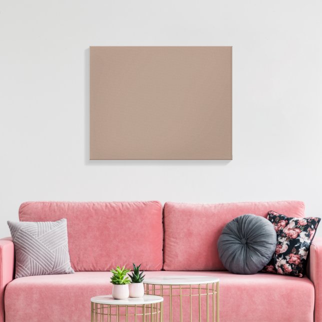 Toile Une représentation artistique de couleur marron, q (Insitu(Salon))