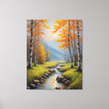 une rivière traversant une forêt