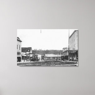 Toile Une scène de rue # 1