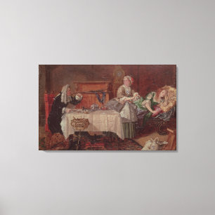 Toile Une scène de "Tartuffe" par Moliere, 1850