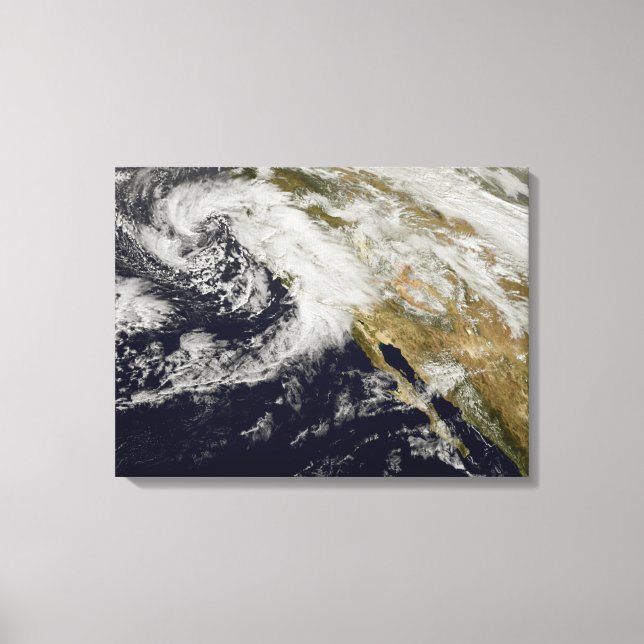 Toile Une série de fortes tempêtes avec des vents violen (Recto)