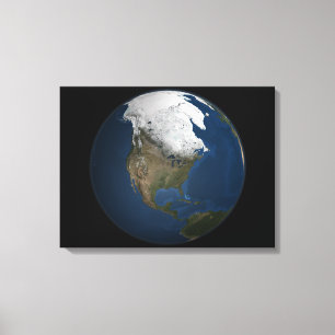 Toile Une vision globale de l'Amérique du Nord